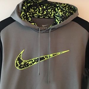 Nike sweatshirt. Grey Black and Neon
